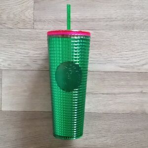 New 2023 Spring Watermelon Grid Green Pink 24 oz